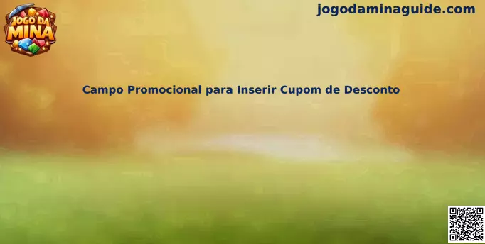 Campo Promocional para Inserir Cupom de Desconto