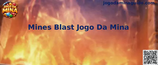 Mines Blast Jogo Da Mina em uma grade de jogo de minas