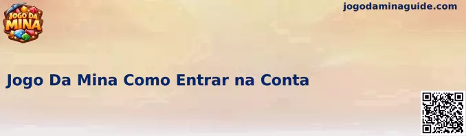 Tela de Login Jogo da Mina